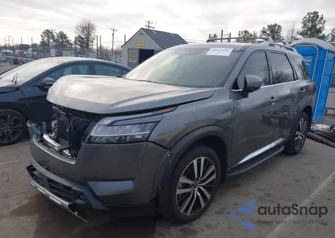 2024 Nissan Pathfinder Platinum 4Wd из США, поврежденный, VIN 5N1DR3DJ3RC244471